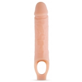 Телесный реалистичный фаллоудлинитель 10 Inch Silicone Cock Sheath Penis Extender - 25,4 см. - Blush Novelties - в Находке купить с доставкой
