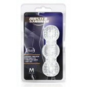 Прозрачный фигурный мастурбатор Master Stroker - Blush Novelties - в Находке купить с доставкой