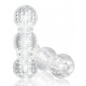 Прозрачный фигурный мастурбатор Master Stroker - Blush Novelties - в Находке купить с доставкой