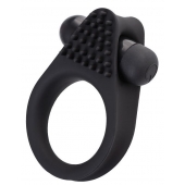 Черное эрекционное виброкольцо Brid с шипиками - A-toys - в Находке купить с доставкой