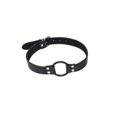 Черный кляп-кольцо Modesty - Lola Games - купить с доставкой в Находке