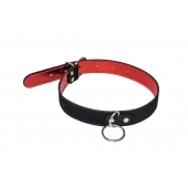 Черно-красный ошейник Cabaret - Lola Games - купить с доставкой в Находке