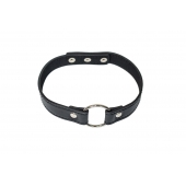 Черный ошейник Intrigue - Lola Games - купить с доставкой в Находке