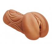 Кофейный мастурбатор-вагина Dumpling - Lola Games - в Находке купить с доставкой