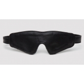 Черная плотная маска на глаза Bound to You Faux Leather Blindfold - Fifty Shades of Grey - купить с доставкой в Находке