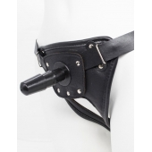 Черный пояс для насадок CLASS STRAP Restyling - LOVETOY (А-Полимер) - купить с доставкой в Находке