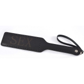 Черная гладкая шлепалка SEX - 35 см. - Sitabella - купить с доставкой в Находке