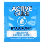 Лубрикант на водной основе Active Glide с гиалуроновой кислотой - 3 гр. - Биоритм - купить с доставкой в Находке