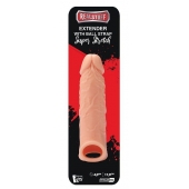 Телесная насадка EXTENDER WITH BALL STRAP 6.5 - 17 см. - Dream Toys - в Находке купить с доставкой