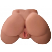 Кофейный мастурбатор-полуторс Perfect Ass Masturbator - Pipedream - в Находке купить с доставкой