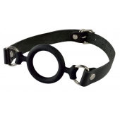 Черный кляп-рамка на регулируемых ремешках - Sitabella - купить с доставкой в Находке