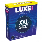 Презервативы увеличенного размера LUXE Royal XXL Size - 3 шт. - Luxe - купить с доставкой в Находке