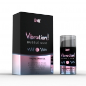 Жидкий интимный гель с эффектом вибрации Vibration! Bubble Gum - 15 мл. - INTT - купить с доставкой в Находке
