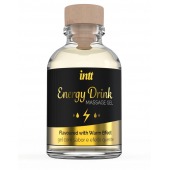 Массажный гель с согревающим эффектом Energy Drink - 30 мл. - INTT - купить с доставкой в Находке