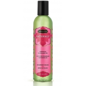 Массажное масло Naturals Strawberry Dreams с ароматом клубники - 236 мл. - Kama Sutra - купить с доставкой в Находке