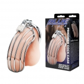 Металлическая клетка Prisoner Cock Сage с замком - BlueLine - купить с доставкой в Находке