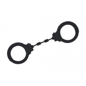 Черные силиконовые поножи Limitation - Lola Games - купить с доставкой в Находке