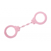 Розовые силиконовые поножи Limitation - Lola Games - купить с доставкой в Находке