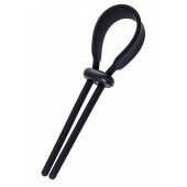 Черное эрекционное лассо на пенис Keb - A-toys - в Находке купить с доставкой