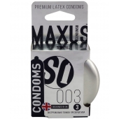 Экстремально тонкие презервативы в железном кейсе MAXUS Extreme Thin - 3 шт. - Maxus - купить с доставкой в Находке