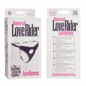 Трусы для страпона с универсальным креплением Universal Love Rider Luxe Harness - California Exotic Novelties - купить с доставкой в Находке