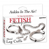 Металлические наручники Metal Leg Cuffs - Pipedream - купить с доставкой в Находке