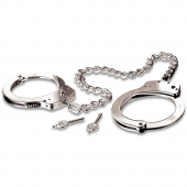 Металлические наручники Metal Leg Cuffs - Pipedream - купить с доставкой в Находке