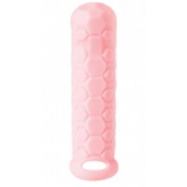 Розовый фаллоудлинитель Homme Long - 15,5 см. - Lola Games - в Находке купить с доставкой