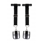 Черно-серебристые фиксаторы для рук на дверь Anonymo - ToyFa - купить с доставкой в Находке