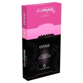 Презервативы с точками и рёбрышками DOMINO Classic Extase - 6 шт. - Domino - купить с доставкой в Находке