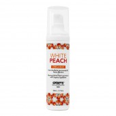 Разогревающее массажное масло Gourmet White Peach Organic с органическими ингредиентами - 50 мл. - Exsens - купить с доставкой в Находке