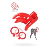 Красный мужской пояс верности из пластика - ToyFa - купить с доставкой в Находке