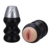 Мастурбатор-вагина в пластиковой колбе HUMBLE PLEASURE - NMC - в Находке купить с доставкой