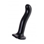 Черный стимулятор для пар P G-Spot Dildo Size L - 19 см. - Strap-on-me - в Находке купить с доставкой