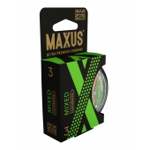 Презервативы в пластиковом кейсе MAXUS AIR Mixed - 3 шт. - Maxus - купить с доставкой в Находке