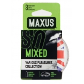 Презервативы в пластиковом кейсе MAXUS AIR Mixed - 3 шт. - Maxus - купить с доставкой в Находке