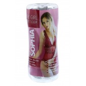 Прозрачный двусторонний мастурбатор Sophia - вагина и анус - Dream Toys - в Находке купить с доставкой