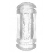 Прозрачный двусторонний мастурбатор Sophia - вагина и анус - Dream Toys - в Находке купить с доставкой