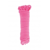 Розовая веревка для связывания Sweet Caress Rope - 10 метров - Sweet Caress - купить с доставкой в Находке