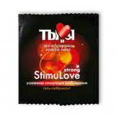 Разогревающий гель-лубрикант Stimulove Strong в одноразовой упаковке - 4 гр. - Биоритм - купить с доставкой в Находке