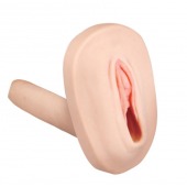 Мастурбатор-вагина с вибрацией и выносным пультом управления REALSTUFF SMOOTH   BALD - Dream Toys - в Находке купить с доставкой