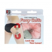Металлические наручники с розовой меховой опушкой METAL HANDCUFF WITH PLUSH PINK - Dream Toys - купить с доставкой в Находке