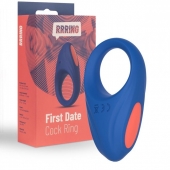 Синее эрекционное кольцо RRRING First Date Cock Ring - FeelzToys - в Находке купить с доставкой