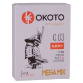 Набор из 4 презервативов OKOTO MegaMIX - Sitabella - купить с доставкой в Находке