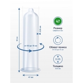 Презервативы MY.SIZE размер 47 - 10 шт. - My.Size - купить с доставкой в Находке