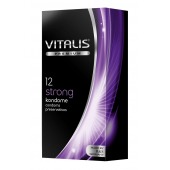 Презервативы с утолщённой стенкой VITALIS PREMIUM strong - 12 шт. - Vitalis - купить с доставкой в Находке