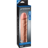Телесная насадка Fantasy X-tensions Perfect 2  Extension - 20,3 см. - Pipedream - в Находке купить с доставкой