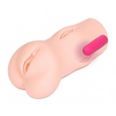 Телесный вибромастурбатор-вагина Dream Auto - KOKOS - в Находке купить с доставкой