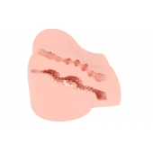 Вибрирующий мастурбатор-полуторс Olivia Say: вагина и анус - KOKOS - в Находке купить с доставкой