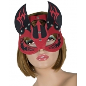 Маска дьяволицы с рожками - LOVETOY (А-Полимер) - купить с доставкой в Находке